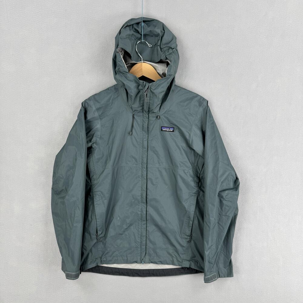 Patagonia Jacket Mens XS Green H2No Torrentshell Hooded Waterproof Rain Shell